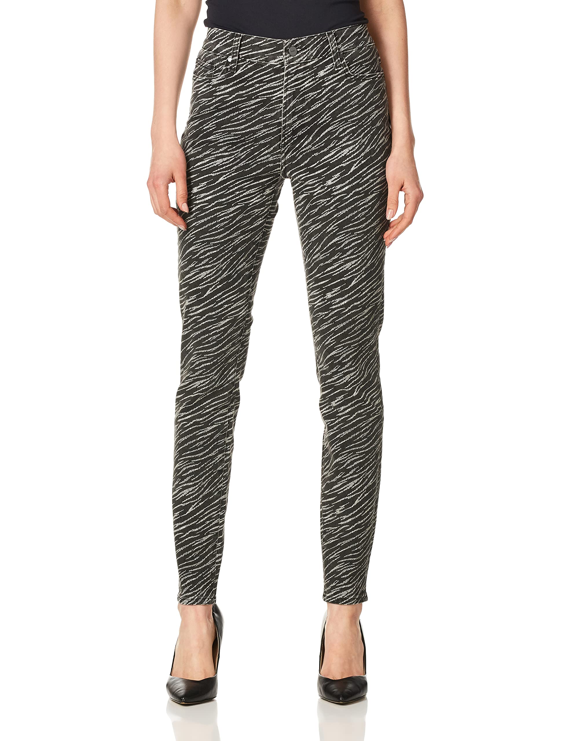PAIGE Women's Hoxton High Rise Ultra Skinny Jeans - Stretch Denim Pants for Slim Fit & Comfort | Perfect for Work, Date Night & Casual Outings