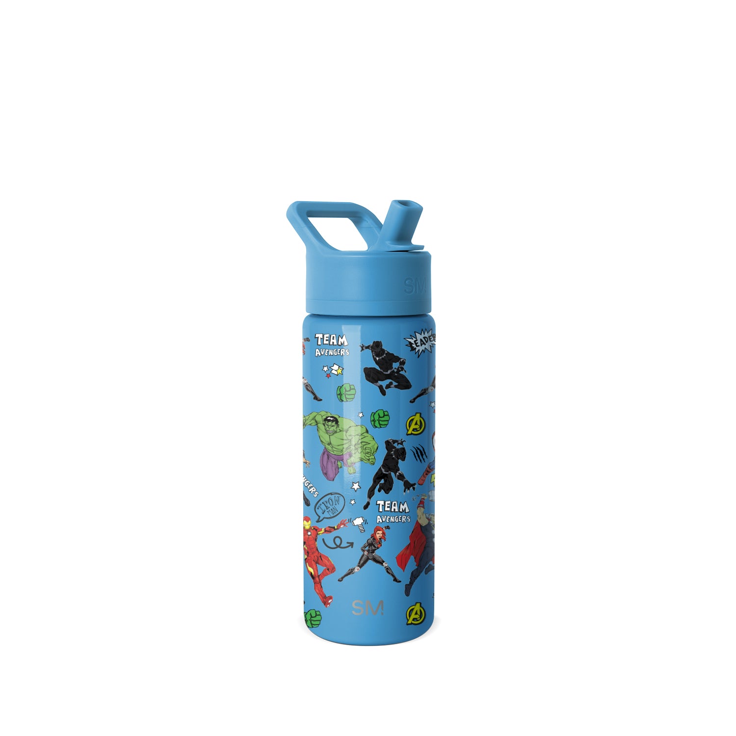 Summit Kids Water Bottle with Straw Lid - BPA Free, Leak Proof, 12oz Insulated Stainless Steel Bottle for School, Sports & Outdoor Activities