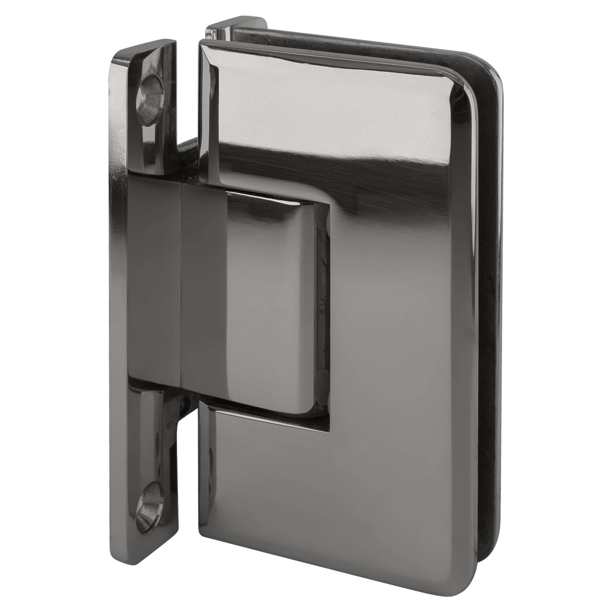 CRL Chrome Cologne Series Wall Mount Positive Close Cologne Hinge by CR Laurence - Durable Cabinet Hinge for Bathroom Vanity, Kitchen Cabinets & Commercial Use
