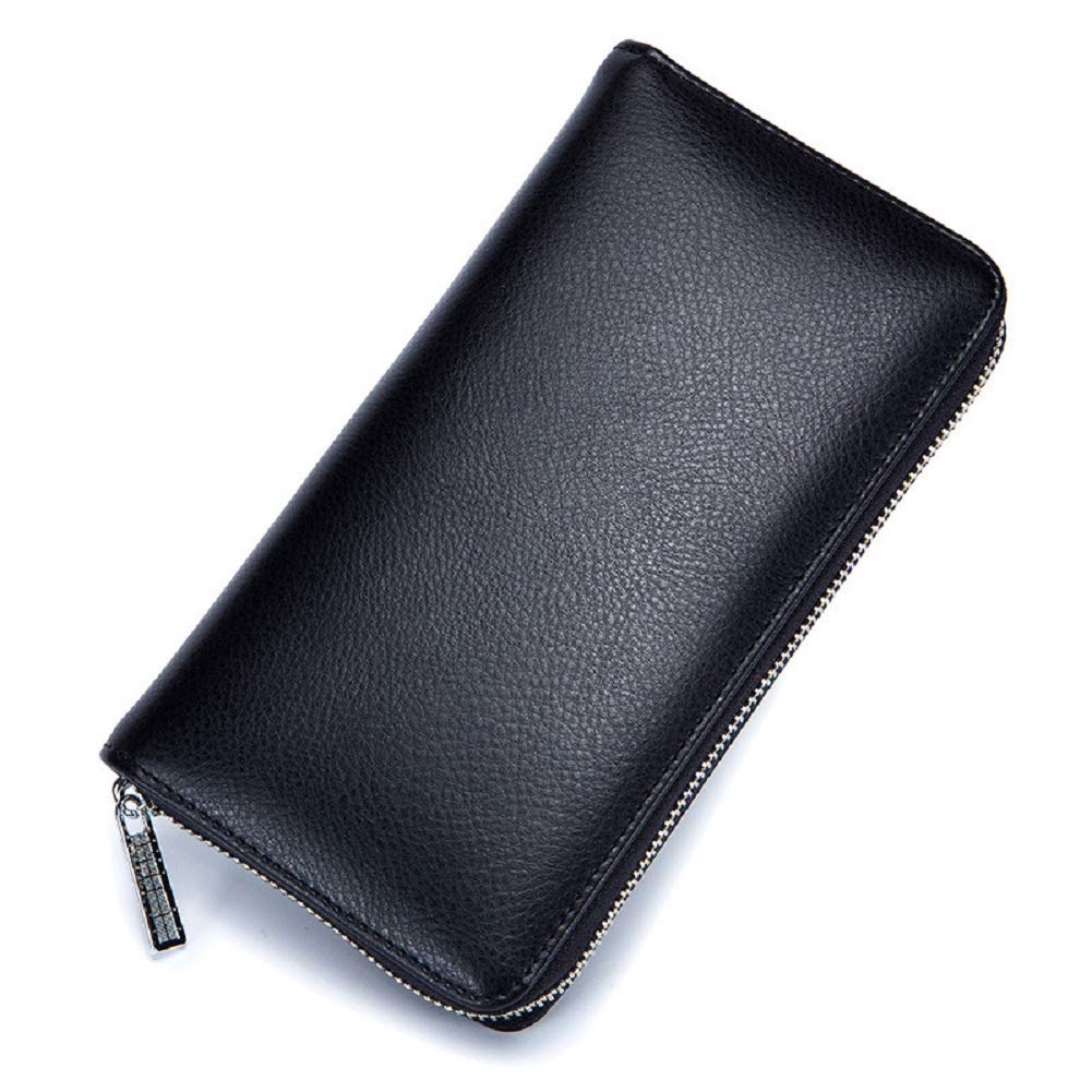 FEITH&FELLY RFID Blocking Leather Wallet for Women - 36 Slots Large Capacity Card Organizer for Travel & Daily Use