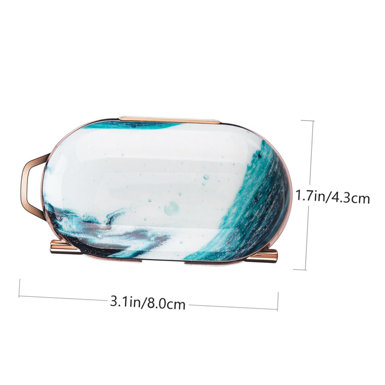 **Angoily 1pc Hard Shell PC Headphone Case with Built-in Earphone Storage - Durable Organizer for Travel, Office & Home Use**