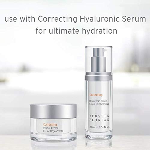 Kerstin Florian Rescue Creme - Hydrating Face Moisturizer for Dry Skin | Day & Night Cream to Boost Collagen & Elastin, Reduce Wrinkles | 1.7 fl oz | Perfect for Daily Skincare Routine & Anti-Aging Treatment