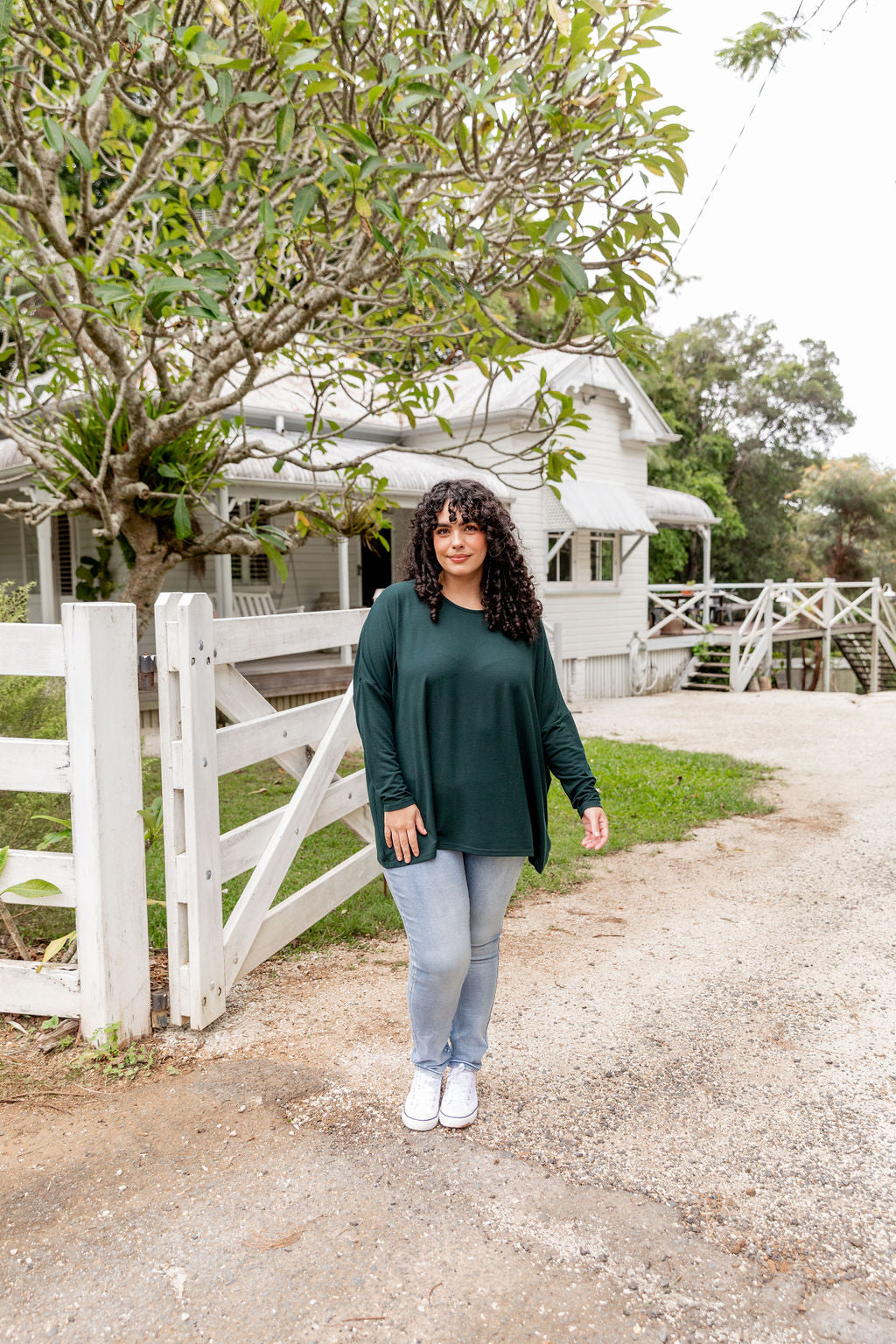 Stylish Harlow Knit Top in Forest Green - Soft & Comfortable Women's Casual Sweater for Everyday Wear | Perfect for Fall & Winter Outfits