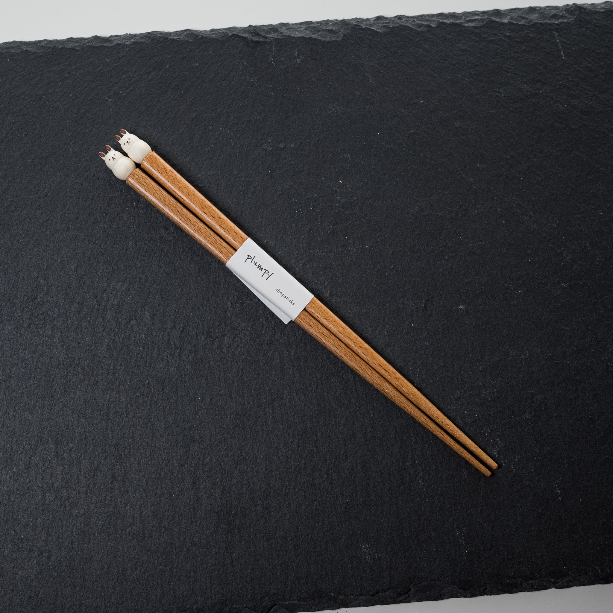 Handmade Animal Design Single Pair Chopsticks - 19.5cm (7.7in) - 4 Cute Animal Styles - Perfect for Asian Cuisine, Sushi, Ramen & Home Dining