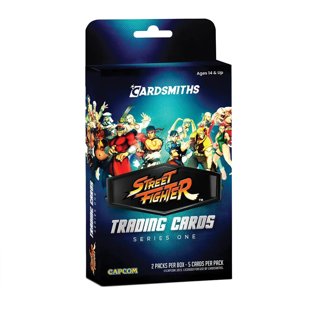 Street Fighter Trading Cards Collector Box - Limited Edition Trading Card Game for Collectors - Perfect for Gaming Tournaments, Gift Giving & Display Collections
