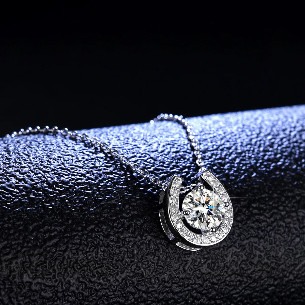 Elegant Diamond Fog Necklace for Women - 925 Sterling Silver Pendant with Sparkling CZ Stones - Perfect for Weddings, Anniversaries & Special Occasions