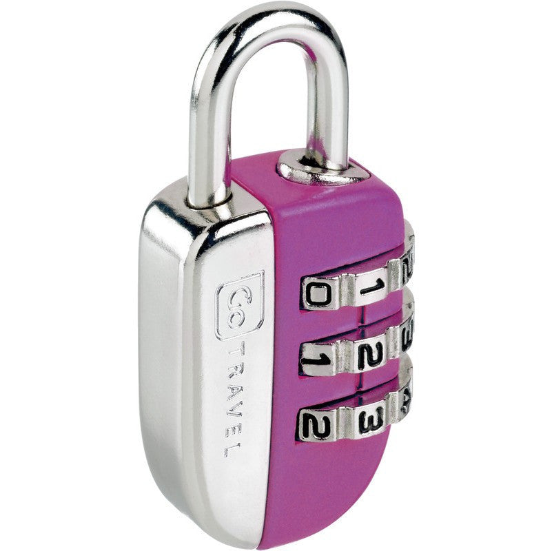 Go Travel Mini Combi Glo Locks - Compact TSA Approved Luggage Locks for Suitcases, Backpacks & Travel Bags - Secure Your Belongings During Air Travel, Hotel Stays & Commuting