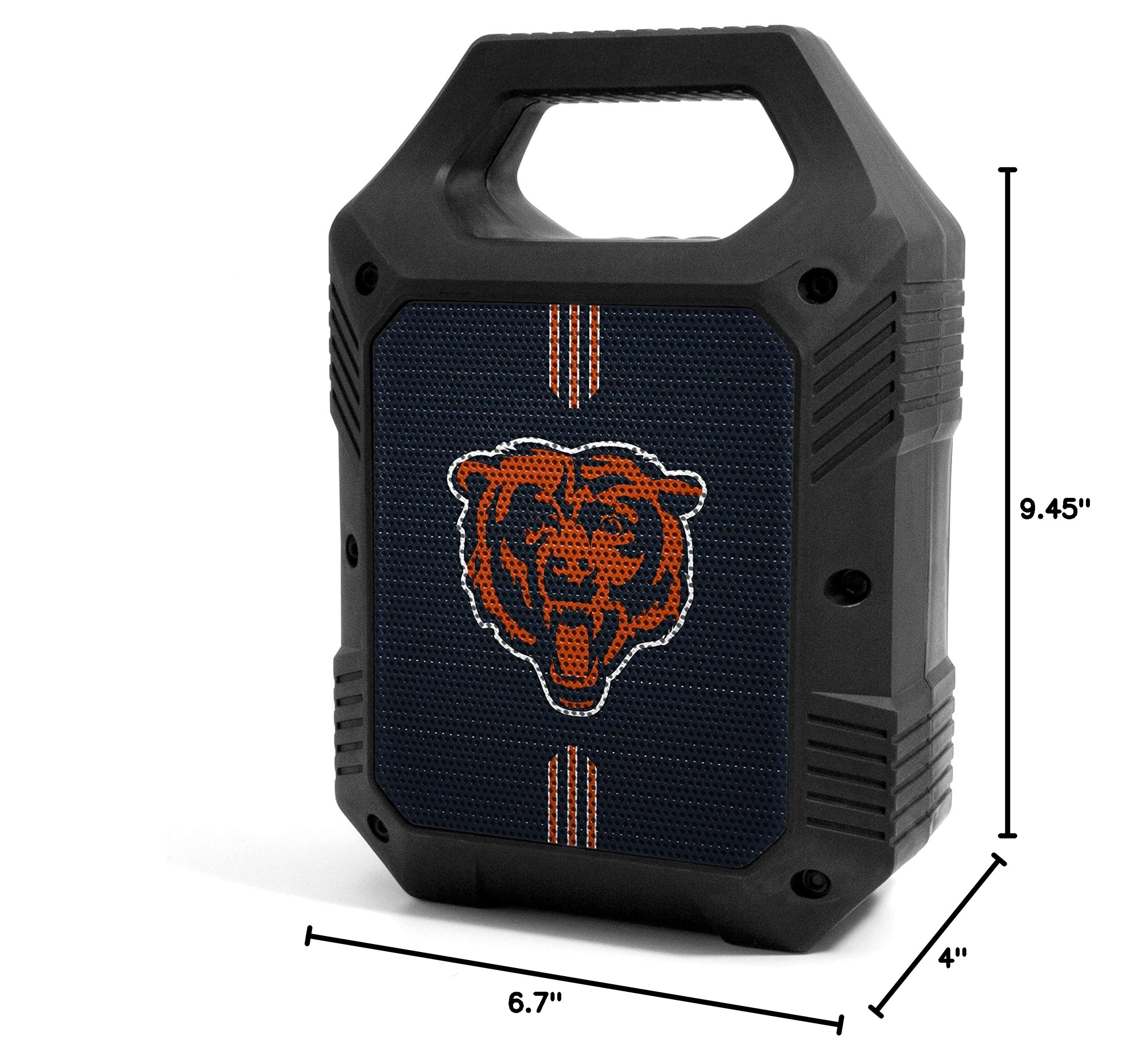 SOAR NFL Unisex ShockBox XL Wireless Bluetooth Speaker - Portable Outdoor Speaker for Parties, Travel, Sports & Home Use