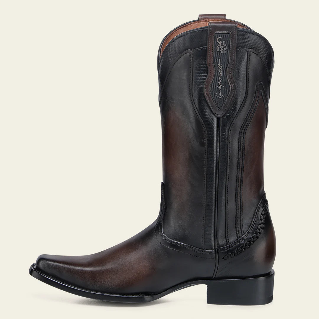 1B2TRS Men's Cuadra Chocolate Brown Cowhide Leather Cowboy Boots - Stylish & Durable for Western Wear, Rodeo, and Country Fashion