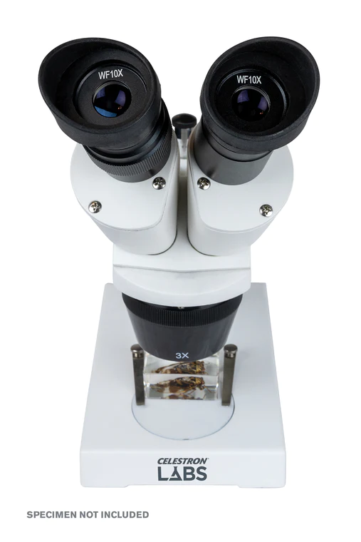 Celestron Labs S1030N Stereo Microscope 20x-40x Magnification for Kids & Adults - Perfect for Coin Collecting, Jewelry Inspection & Science Education