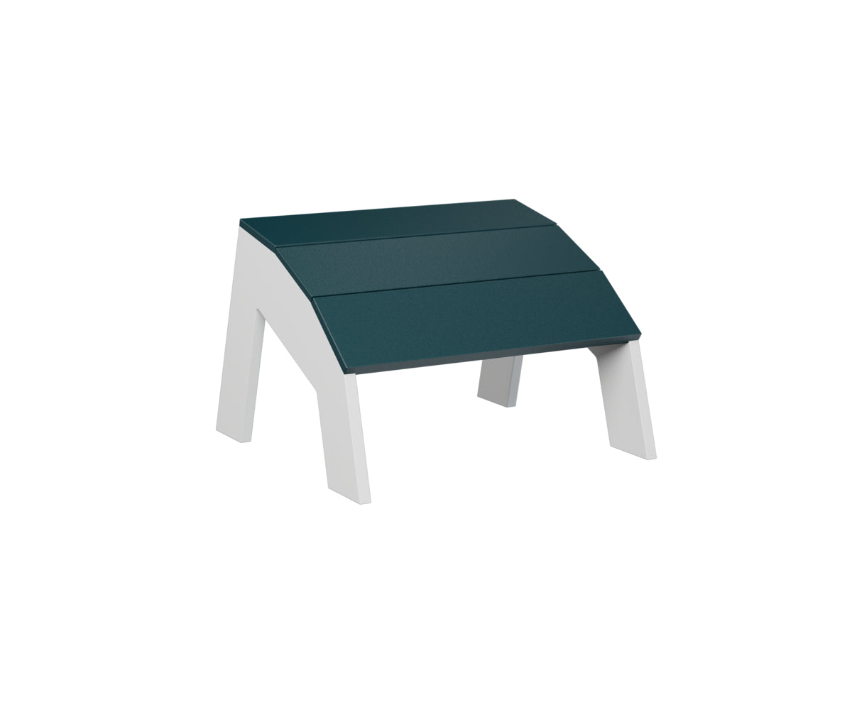 Berlin Gardens Nordic Adirondack Footstool - Outdoor Patio Furniture, Solid Wood Footrest for Garden, Deck & Poolside Relaxation