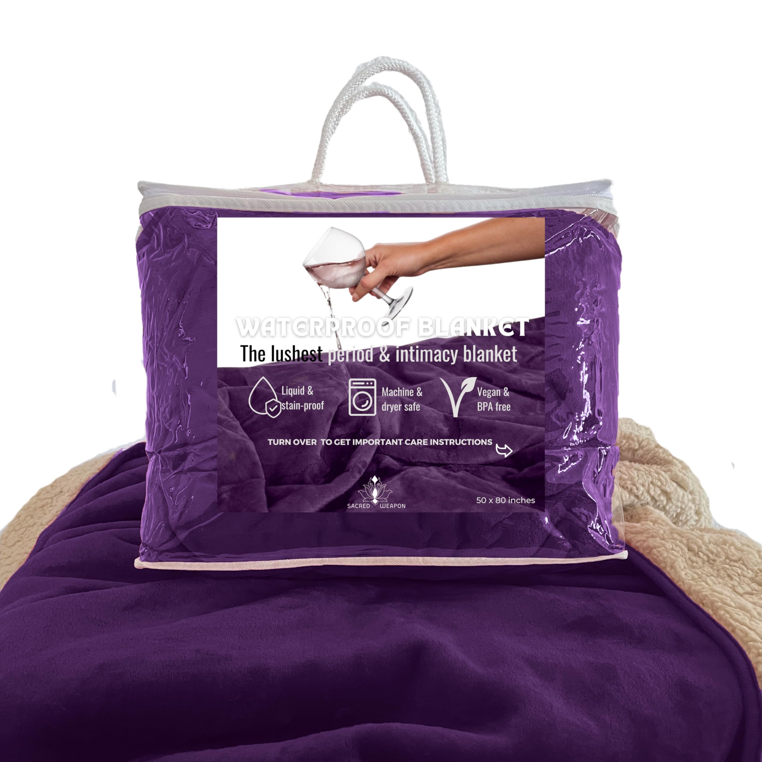 **Waterproof Love Blanket by Sacred Weapon - King Size (80