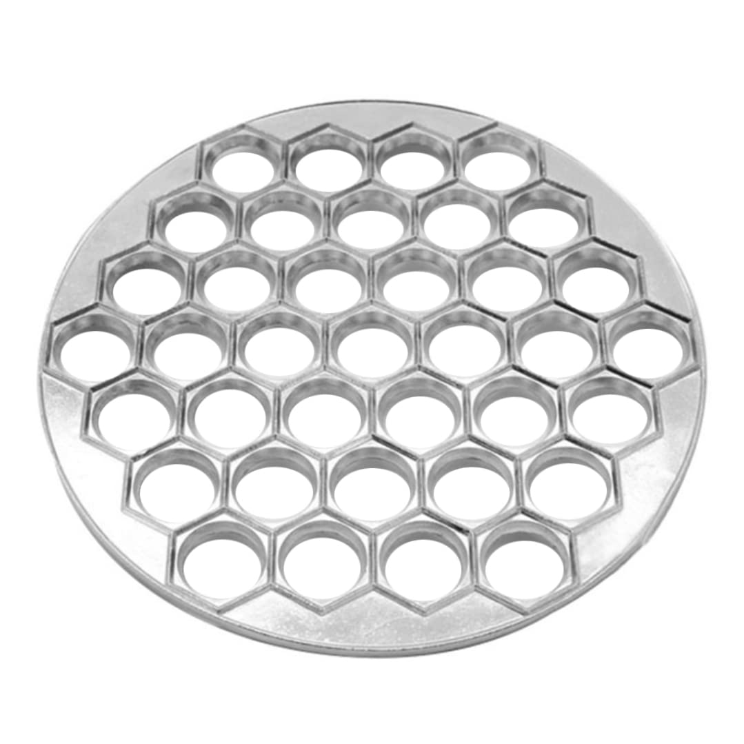 37-Hole Stainless Steel Dumpling Maker - Kitchen Dough Press for Ravioli, Pelmeni & Pasta | DIY Dumpling Mold & Russian Pelmeni Maker | Perfect for Homemade Dumplings, Italian Pasta & Family Cooking