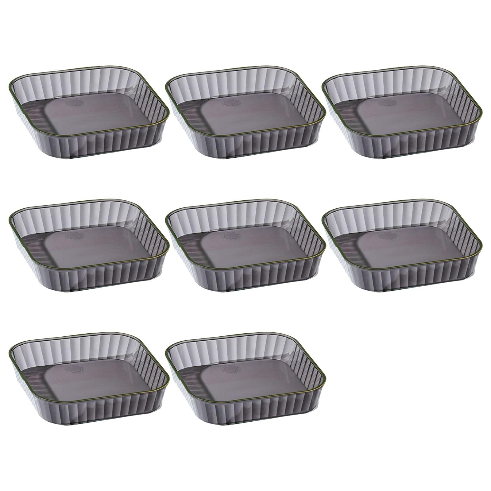 SM SunniMix Multifunctional Small Plate with Stand - Durable Tableware for Fruits, Snacks, Nuts, and Bones | Perfect for Banquets, Meetings, Hotels, and Home Use (Gray)