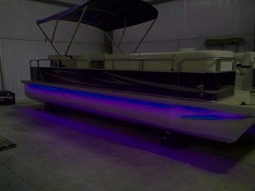 Green Blob Outdoors LED Boat Deck Lighting Kit with Red & Green Navigation Lights - DIY Pontoon Under Deck Lighting for Boats (Ultra-Violet, 20 Pack) - Perfect for Night Cruising, Fishing & Party Decor