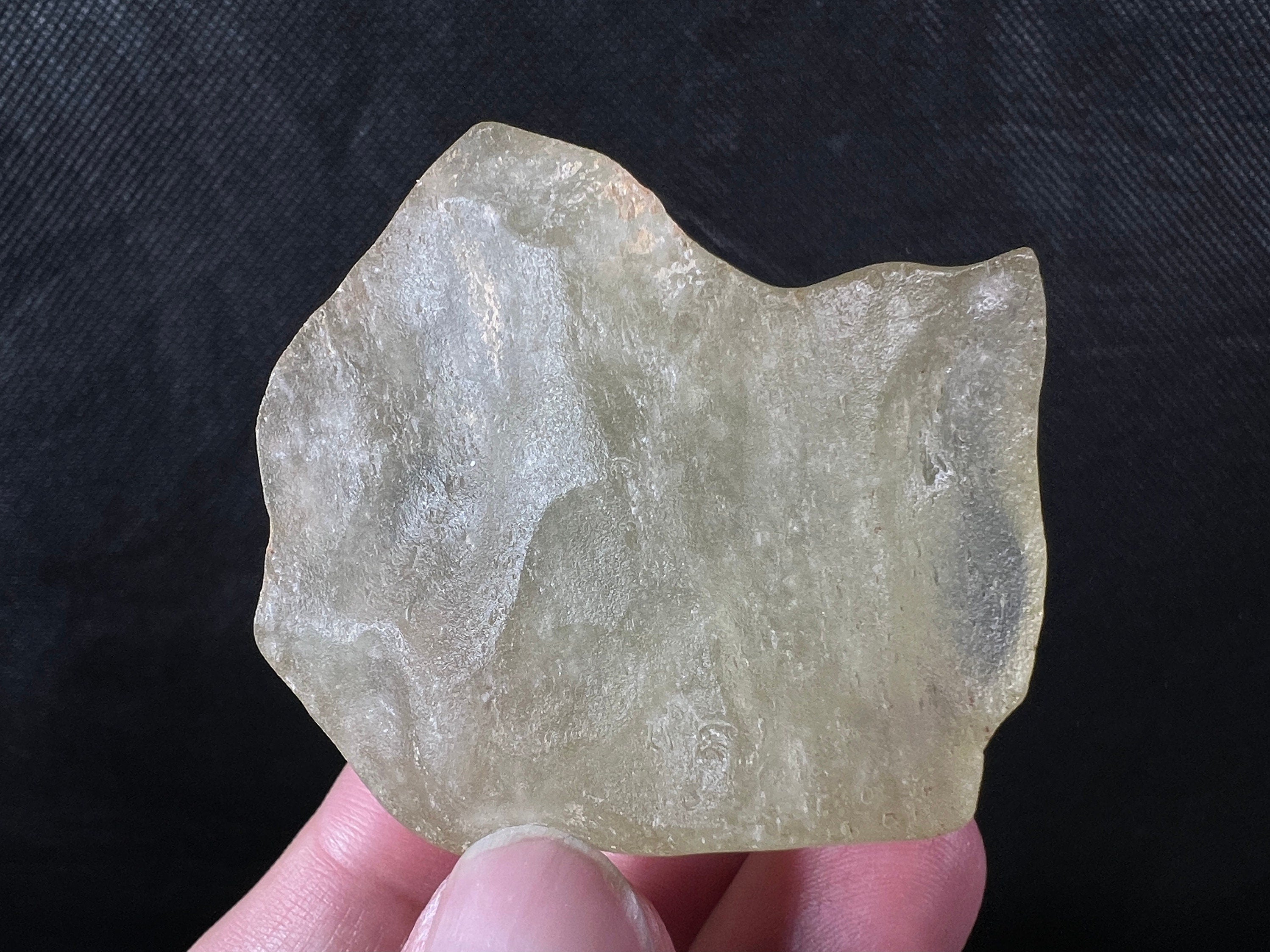 Libyan Desert Glass Raw Crystal - Rare 80g Natural Stone for Unique Gifts, Home Decor & Crystal Collection | Perfect for Meditation, Healing & Spiritual Practices