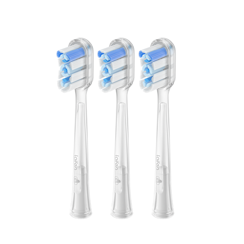 Laifen Wave Replacement Toothbrush Heads - 3 Pack Soft Bristles for Gentle Cleaning - Compatible with Laifen Wave Electric Toothbrush - Perfect for Travel & Daily Oral Care