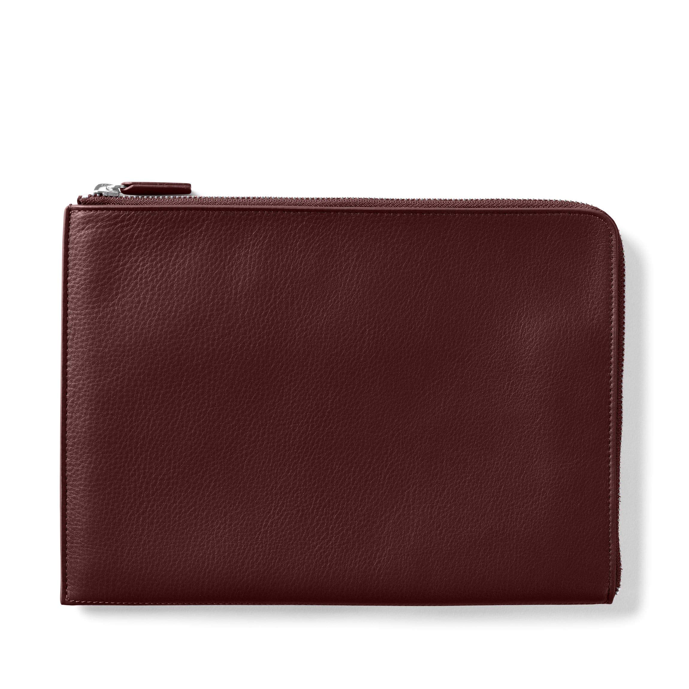 Premium Genuine Leather Tablet Sleeve for iPad & iPad Air - Slim Protective Zip Case with Soft Interior Lining | Perfect for Business Professionals, Students & Travelers