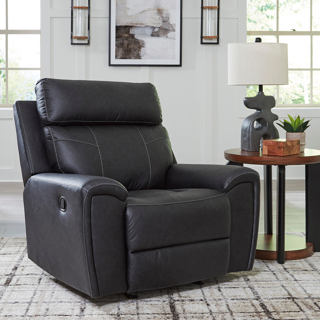 Montacute Manual Glider Recliner Chair - Comfortable Rocking Recliner for Living Room, Nursery & Bedroom - Ergonomic Support for Relaxation, Nursing & Napping