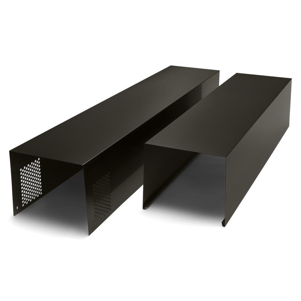Amana EXTKIT10HV Wall Hood Chimney Extension Kit - Black Stainless Steel Range Hood Accessory for Kitchen Ventilation & Stove Cover