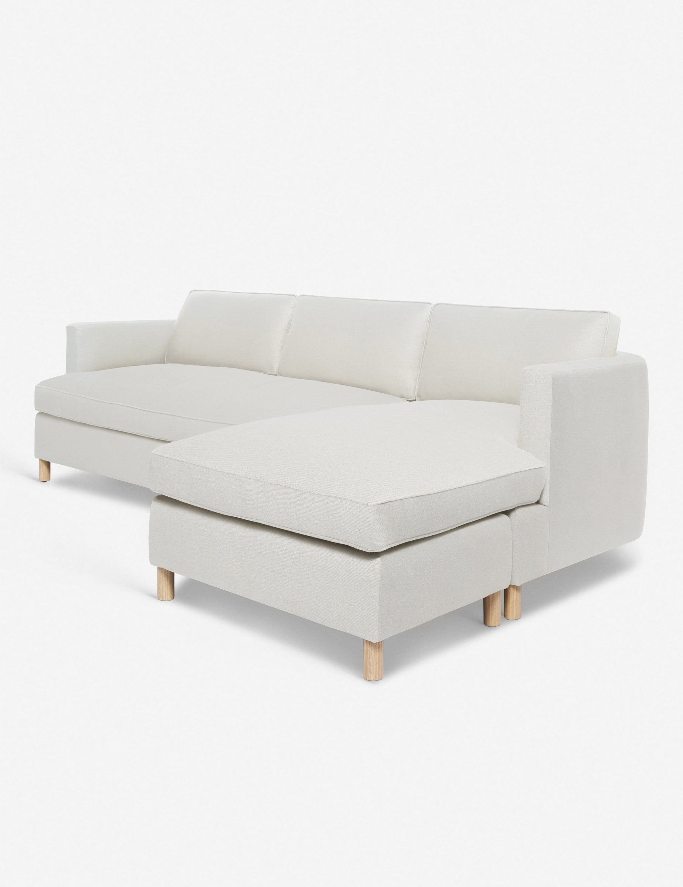 Belton Sectional Sofa by Ginny Macdonald - Modern L-Shaped Couch for Living Room, Family Room & Lounge | Comfortable Fabric Upholstery
