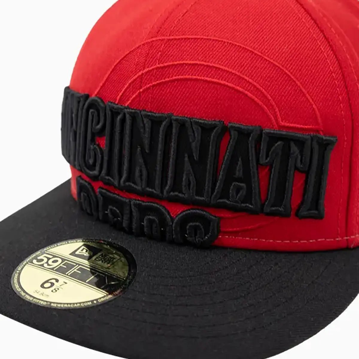 Official Cincinnati Reds MLB 59FIFTY Fitted Baseball Cap - Adjustable Snapback Hat for Men & Women - Perfect for Games, Tailgating & Fan Gear Collection
