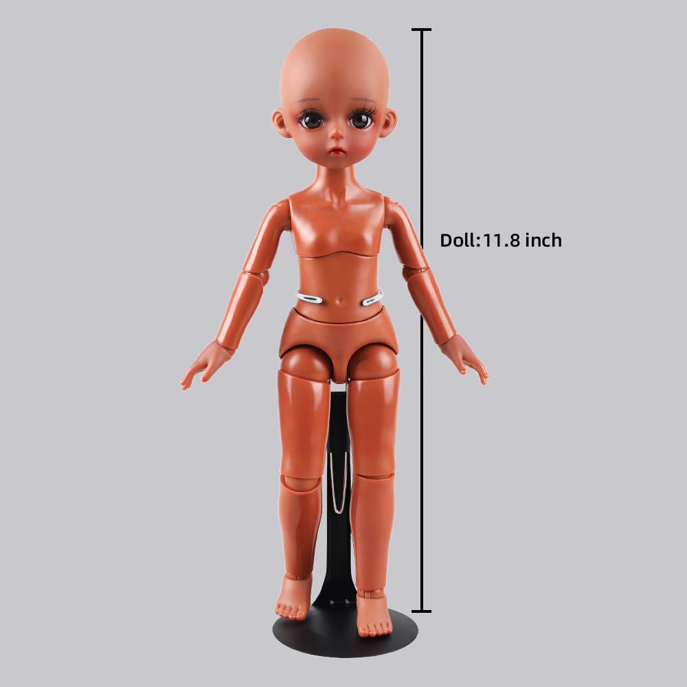 UCanaan 10-Pack Black Doll Stands for 8