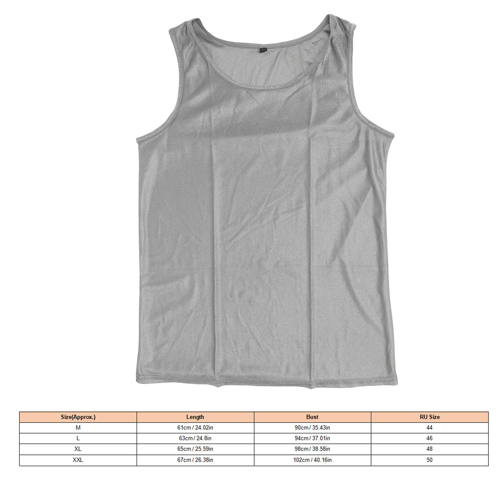 Hilitand EMF Protection Vest - Silver Fiber Anti Radiation Underwear for Men & Women (XL) - Shield Against 5G, WiFi & Cell Phone Radiation for Home & Office Use
