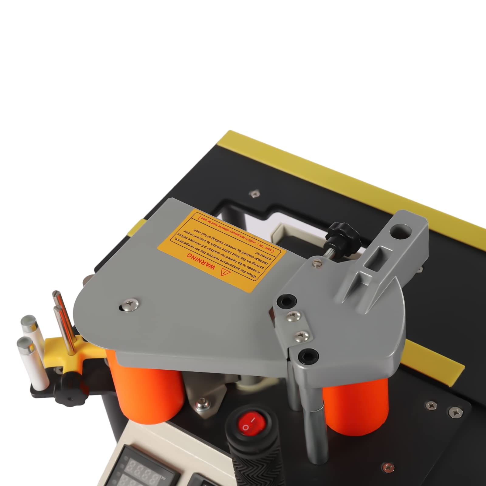 110V Portable Woodworking Edge Bander Machine - Double Side Gluing with 200g Glue Tank (120-180ºC Temp Control) for Straight & Curved Edges | Perfect for DIY Furniture, Cabinets & Home Improvement Projects