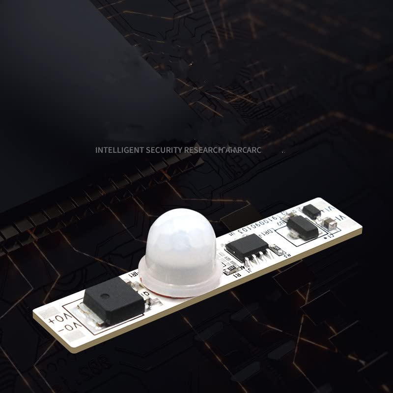12V 24V DC PIR Motion Sensor Switch - 3A Infrared Body Detection Controller for LED Ceiling Lights (Orange) | Home Security, Closet, Staircase & Garage Lighting Automation