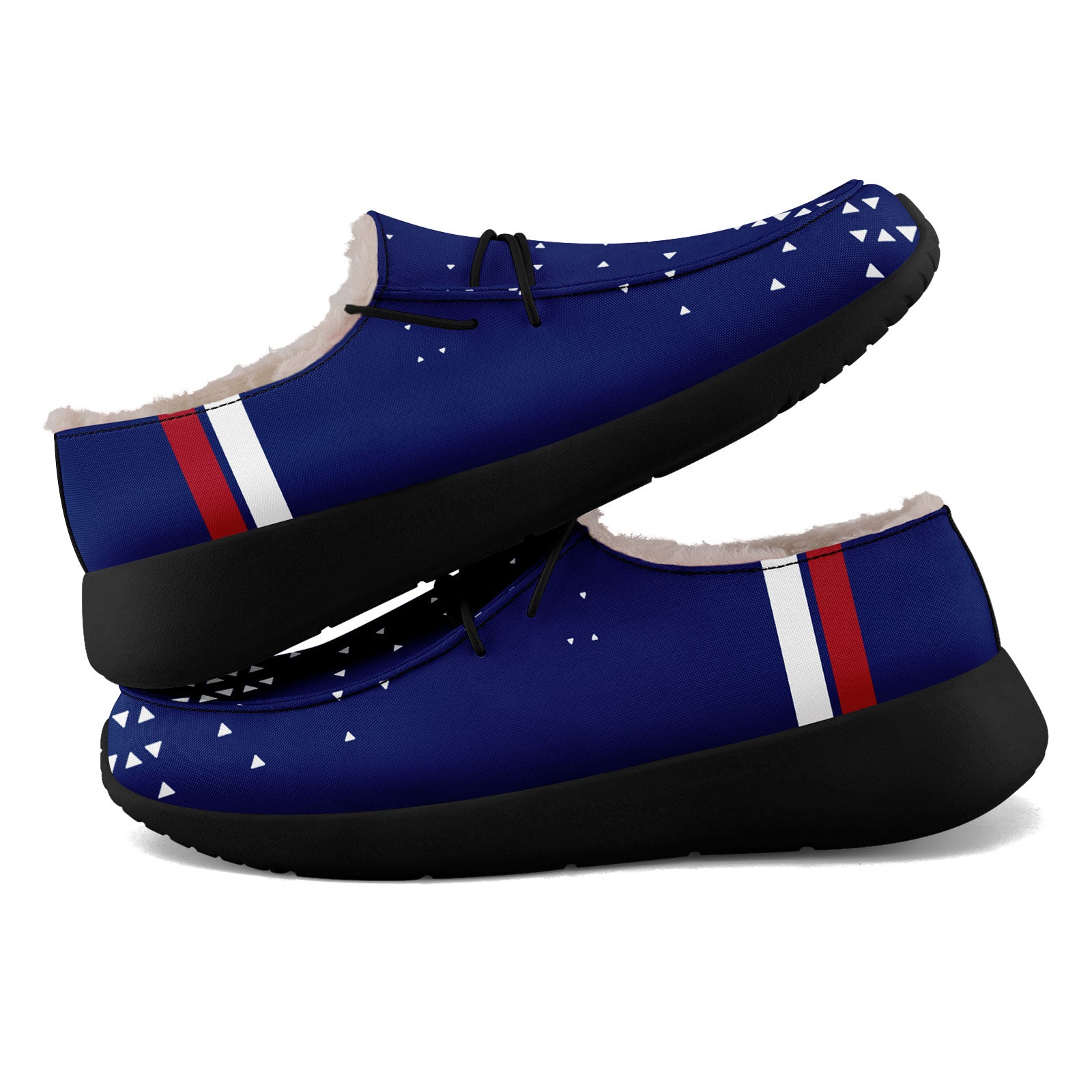 Custom Blue & White New York Themed Personalized Sneakers - Unisex Casual Shoes for Walking & Fashion (FN042 D020279) - Perfect for Urban Streetwear, Travel & Sneakerhead Collections