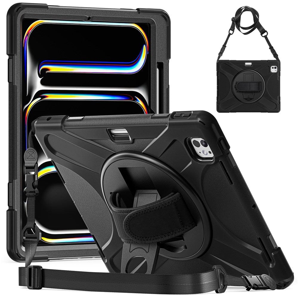 Premium Shoulder & Hand Strap Case for iPad Pro 13 (7th Generation) - Durable Protective Cover with Adjustable Strap for Travel, Work & Outdoor Activities