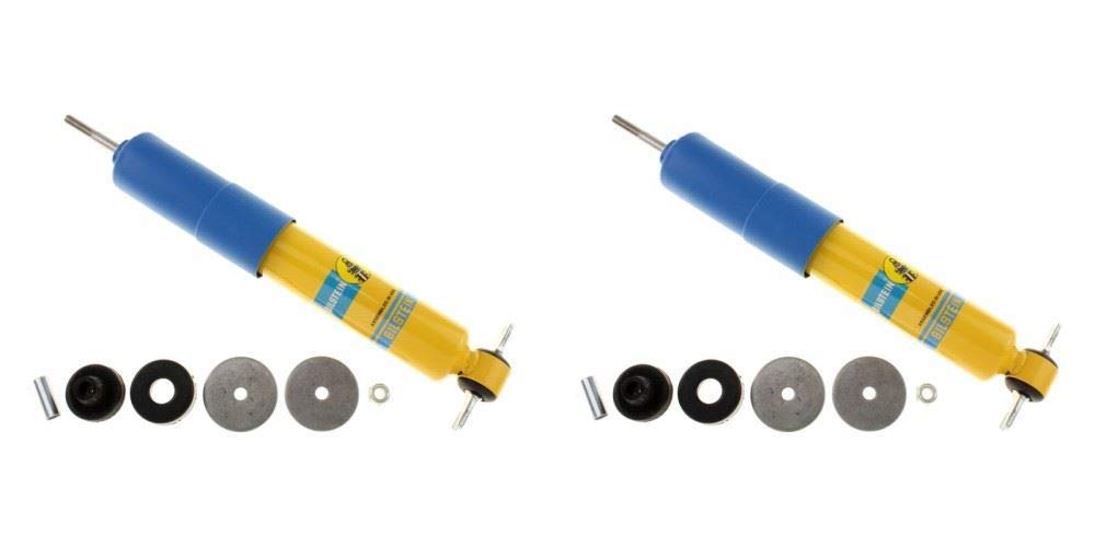 Bilstein B6 4600 Front Shock Absorber Set - Compatible with 2006-2008 Dodge Ram 1500 Laramie Crew Cab Pickup RWD - Heavy Duty Performance for Off-Road & Towing | Smooth Ride on Rough Terrain