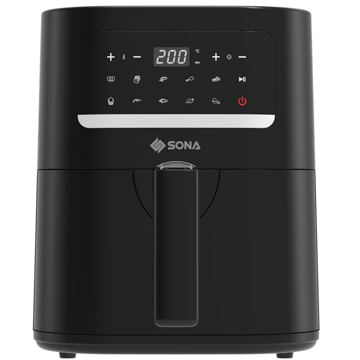 SFR2748 4.5L Air Fryer - Large Capacity Digital Air Fryer for Healthy Cooking - Perfect for Frying, Baking, Roasting & Reheating - Ideal for Family Meals, Parties & Quick Snacks
