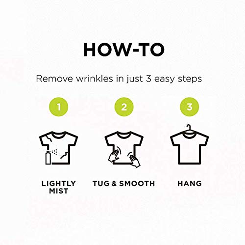 Best Travel-Sized Wrinkle Eliminator Spray - 2.2 oz | Portable Wrinkle Remover for Clothes | Perfect for Business Trips, Vacations & Quick Outfit Refresh