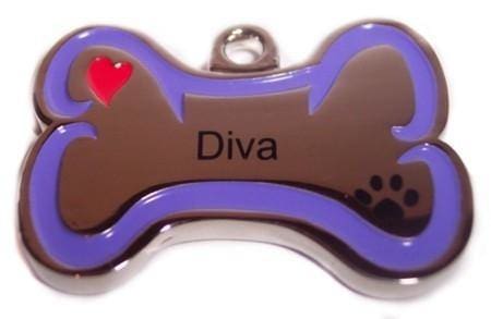 Diva Dog Collar Charm - Elegant & Stylish Pet Accessory for Small & Medium Dogs | Perfect for Special Occasions, Photo Shoots & Daily Walks