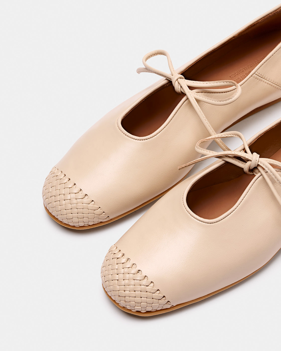 Naguisa Mes Ivory Ballet Flats for Women - Comfortable & Elegant Shoes for Work, Wedding, and Everyday Wear