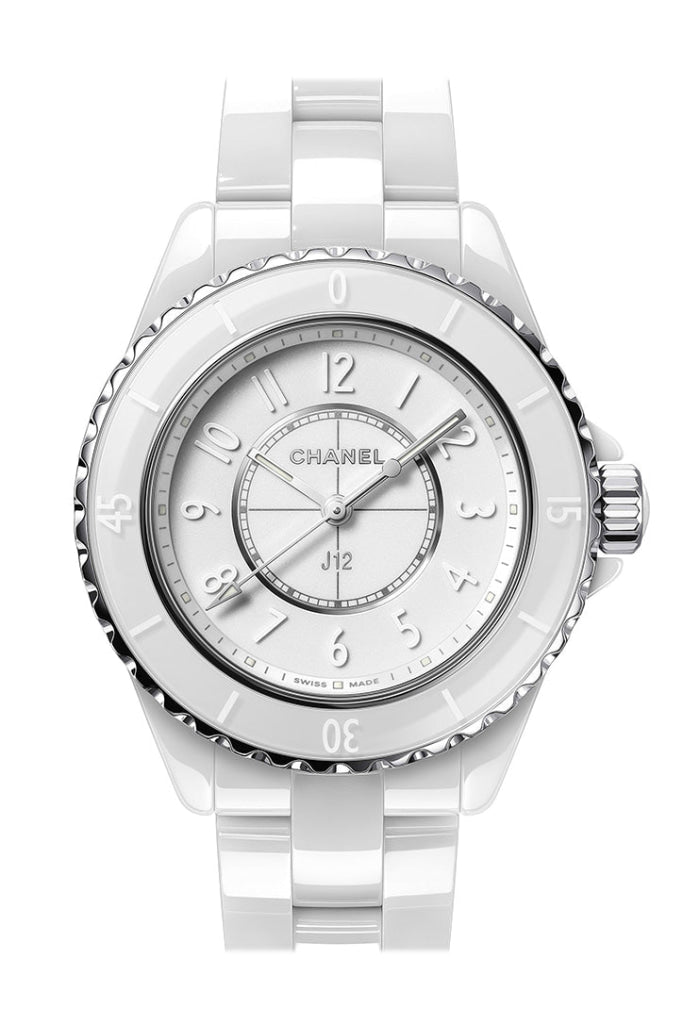 Chanel J12 Quartz 33mm Women's Luxury Watch - H6345 White Ceramic Bracelet for Elegant Everyday Wear & Special Occasions