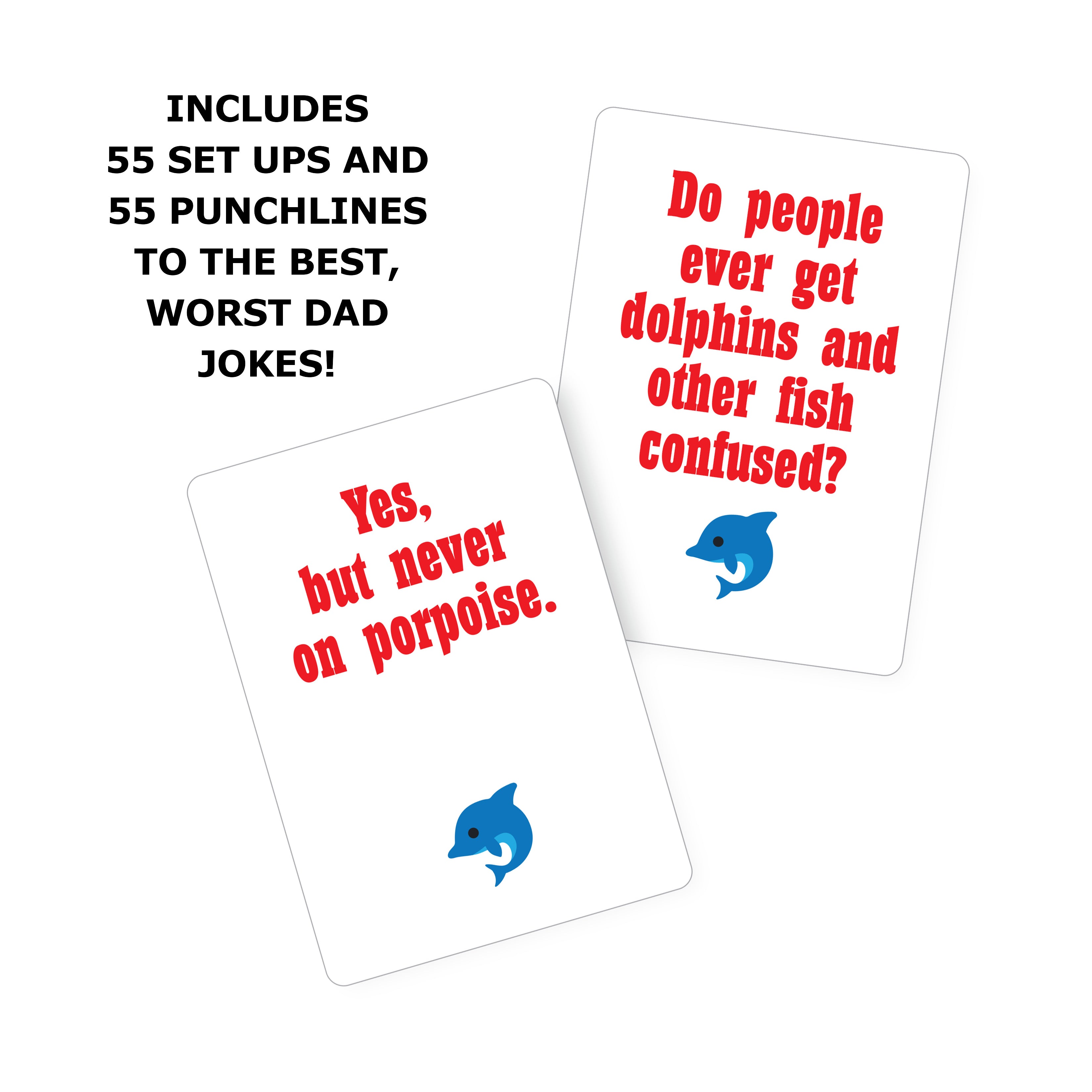 Bob Moog's Ultimate Dad Jokes Card Game - Fun Family Party Game for Adults & Teens - Perfect for Game Nights, Road Trips & Icebreaker Activities