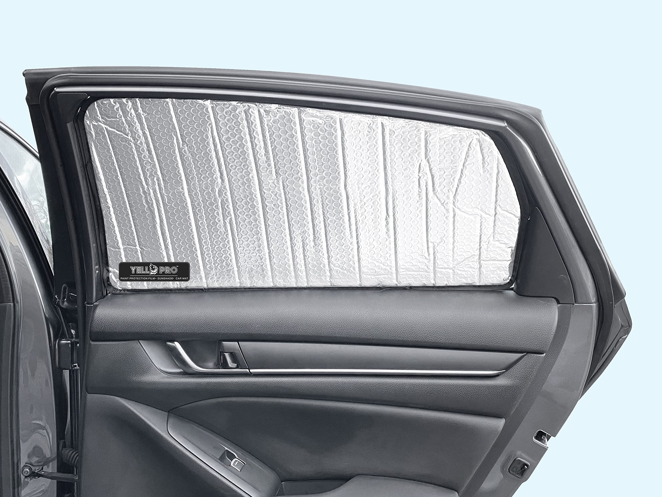 Custom Fit Side Window Rear Seat Sunshades for 2018-2022 Honda Accord Sedan (LX/Sport/EX/EX-L/Touring) | UV Protection Car Accessories (2-Piece Set) | Perfect for Road Trips & Baby Protection - Made in USA