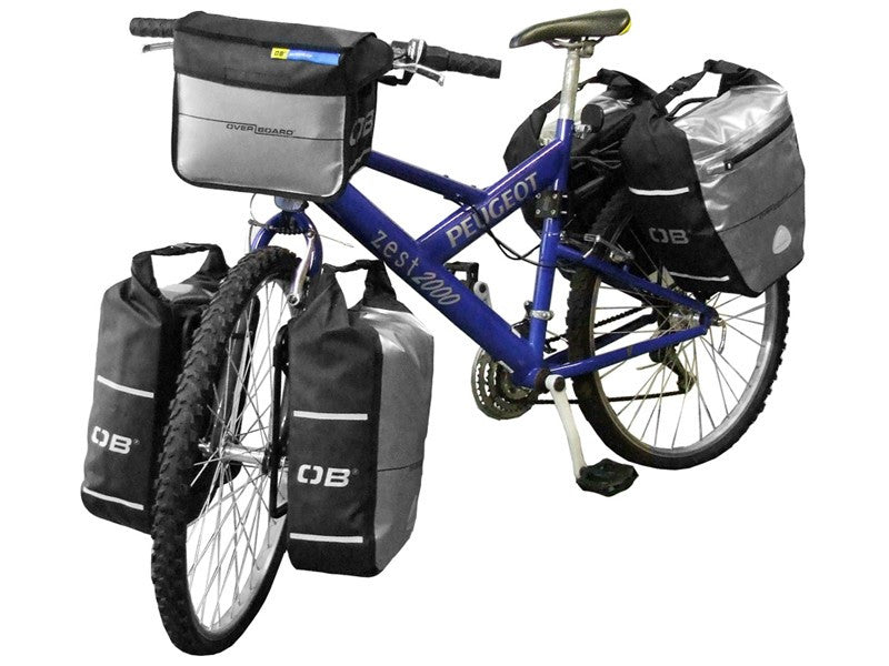 OverBoard Waterproof Handlebar Bike Pannier - 6L Cycling Bag for Commuting, Hiking & Outdoor Adventures - Durable Bike Accessory for Rainy Weather & Rough Terrains