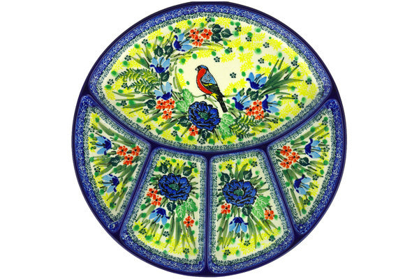 10 Divided Dish Set - Morning Song Design | Perfect for Meal Prep, Portion Control & Family Dining | Ideal for Home, Office & Restaurants