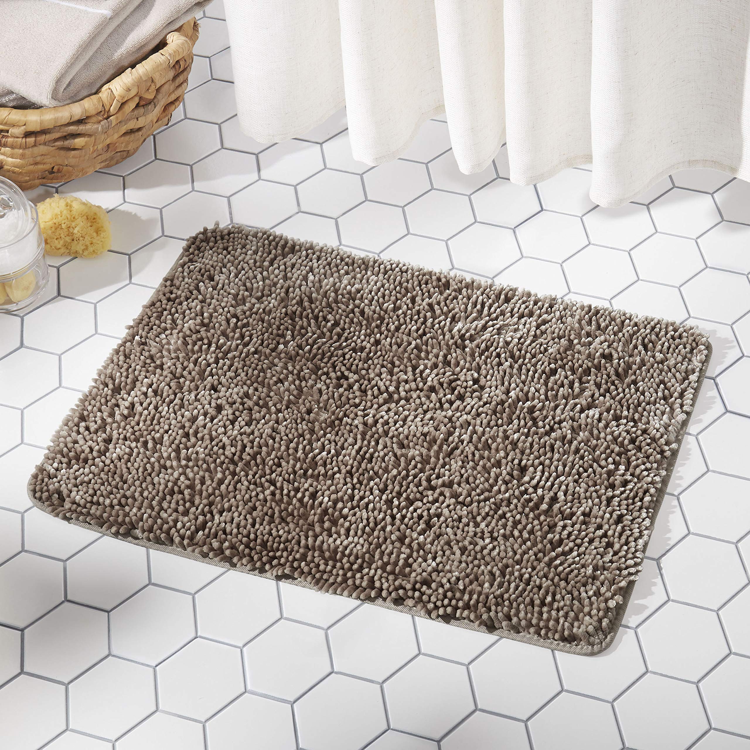 Premium Non-Slip Bathroom Rug - Super Absorbent & Ultra Soft Bath Mat for Shower, Spa & Bathroom (20