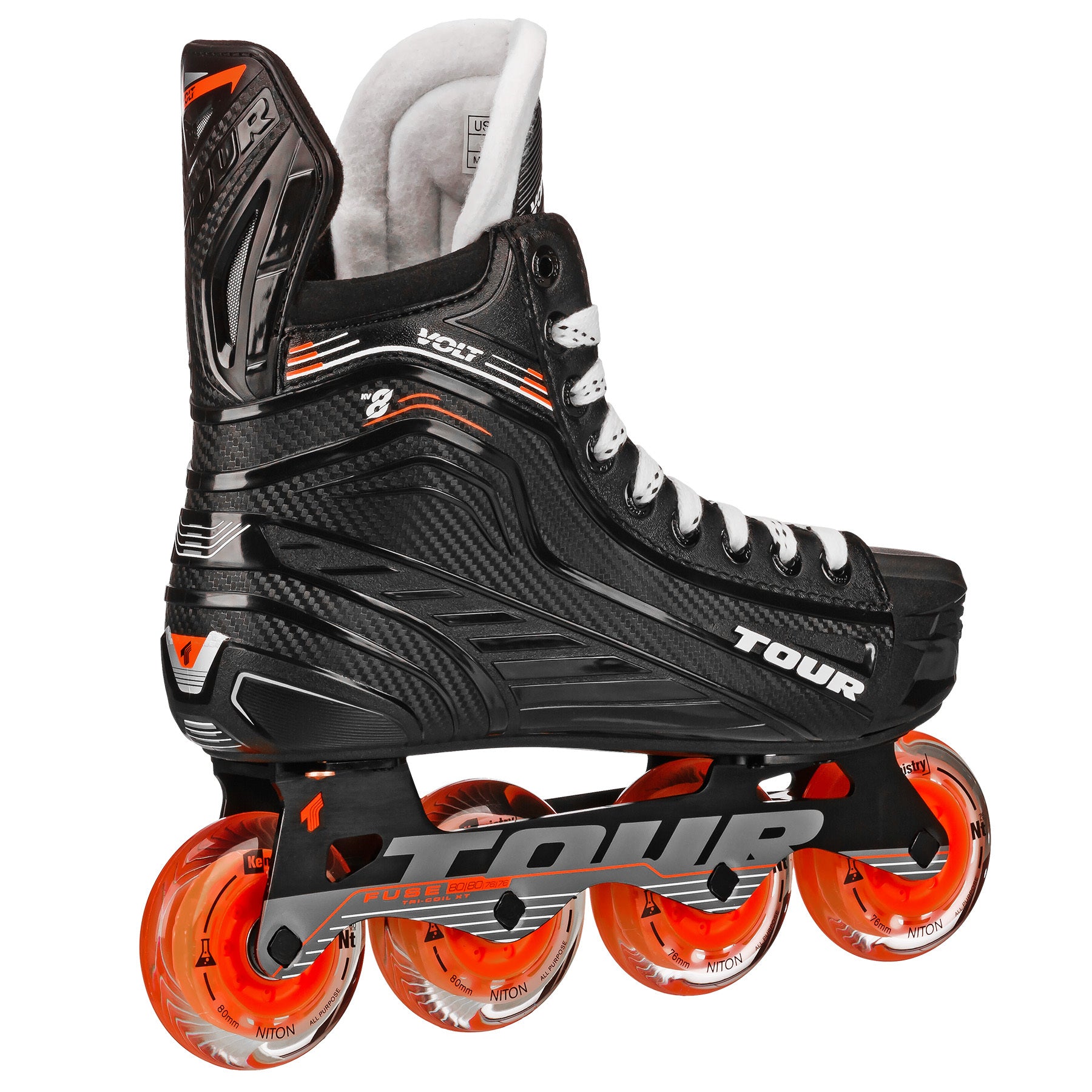 Volt KV8 Roller Hockey Skates for Men & Women - High-Performance Inline Skates for Speed & Agility - Perfect for Street Hockey, Rink Games & Outdoor Training