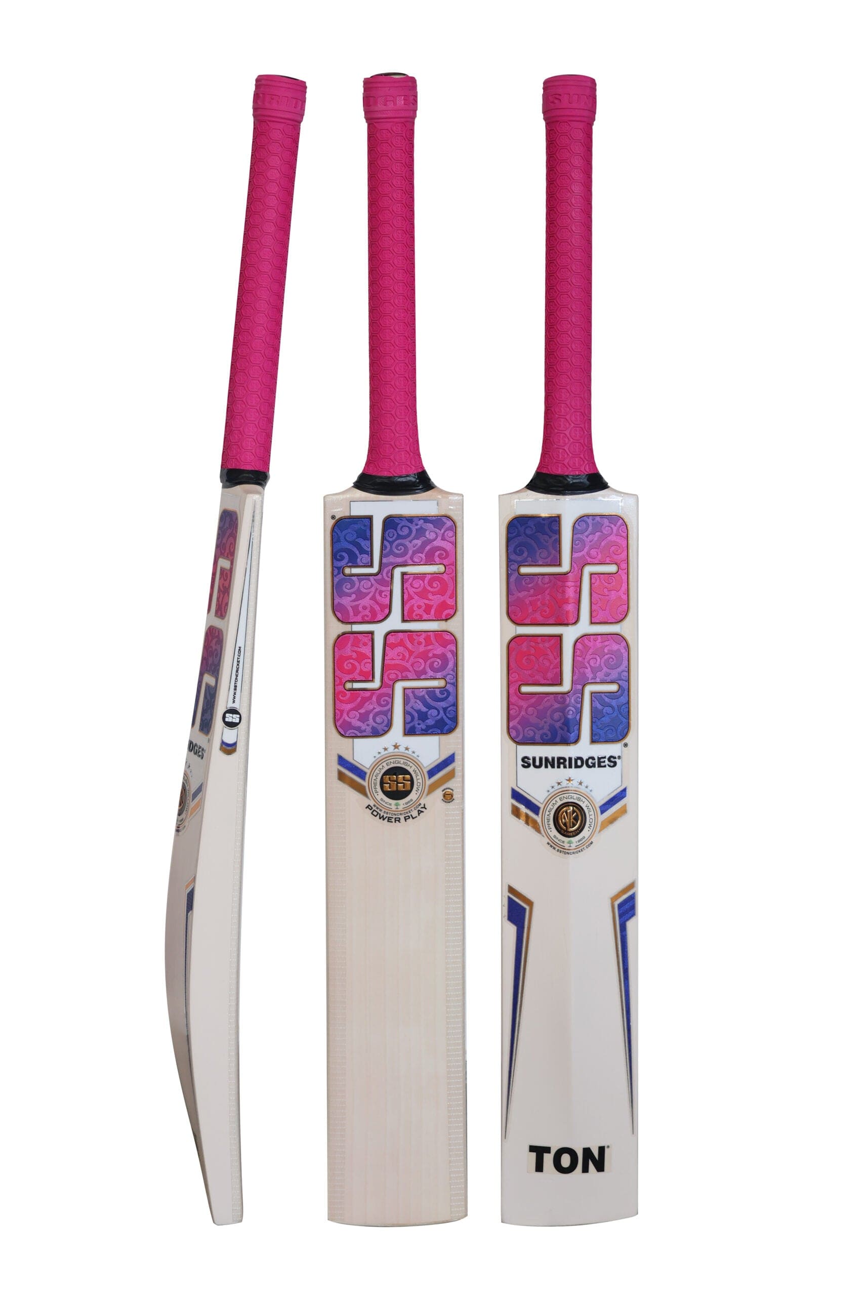 Premium SS Power Play Adult Cricket Bat - High Performance English Willow for Professional & Amateur Players - Perfect for Matches, Training & Backyard Practice