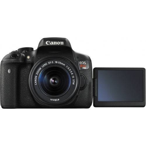 Canon EOS Rebel T6i/800D DSLR Camera with 18-55mm Lens Kit - Professional Photography for Beginners, Travel & Family Portraits