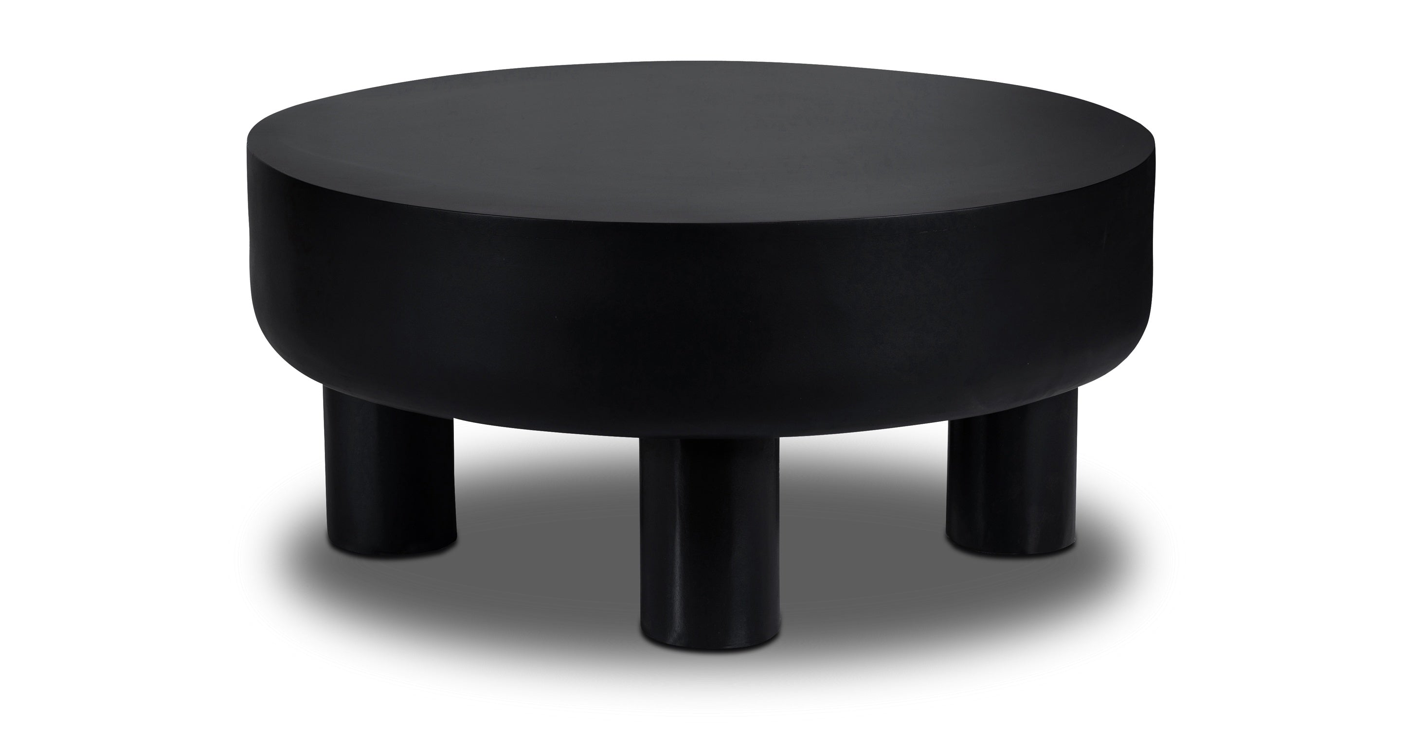 Modern Coffee Table for Living Room - Solid Wood Mid-Century Design with Storage Shelf - Perfect for Small Spaces, Apartments, and Home Decor