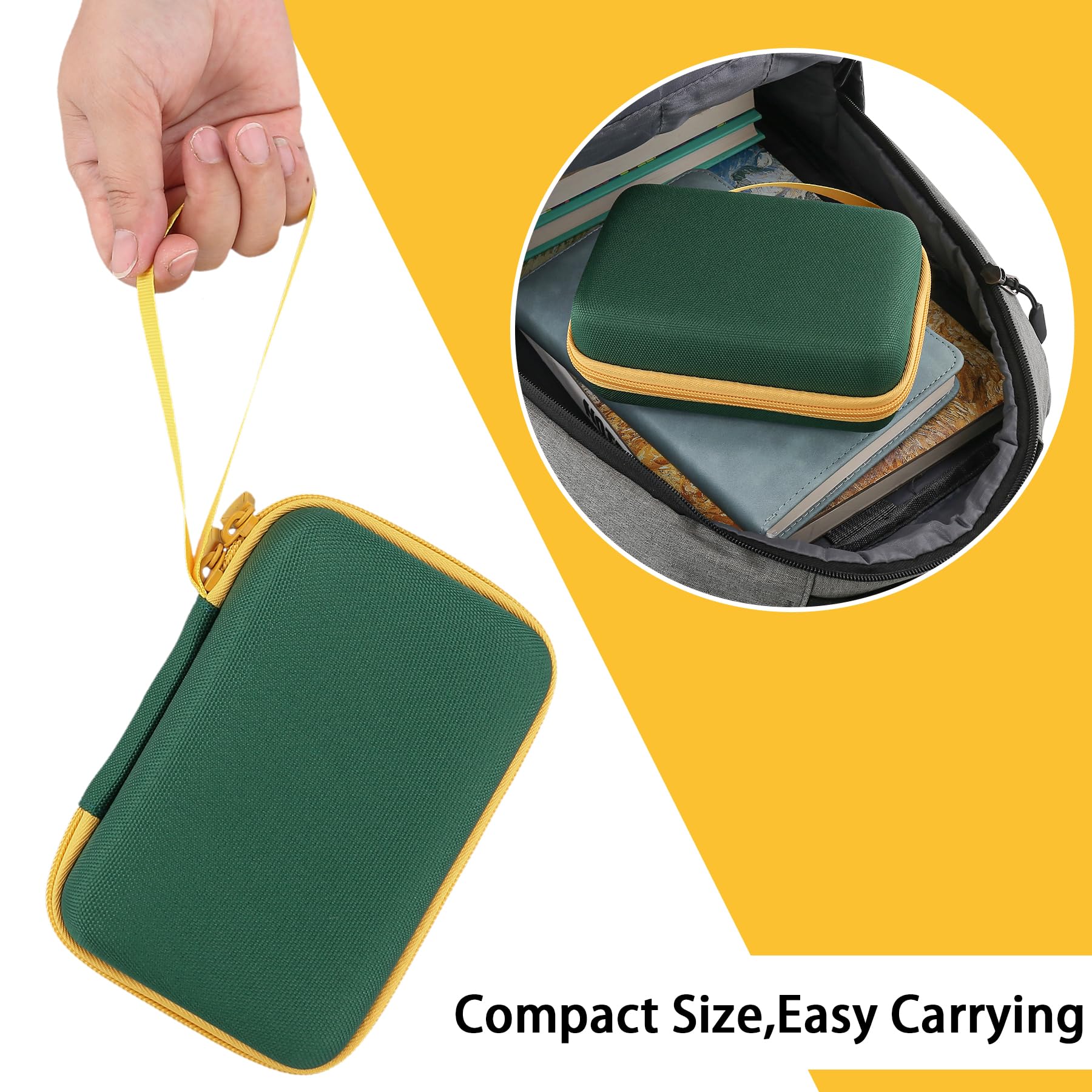 Aenllosi Card Holder Case Compatible with UNO Card Game - Travel Storage Pouch for UNO Cards, Green (Case Only) - Perfect for Game Nights, Travel & Organizing Card Games