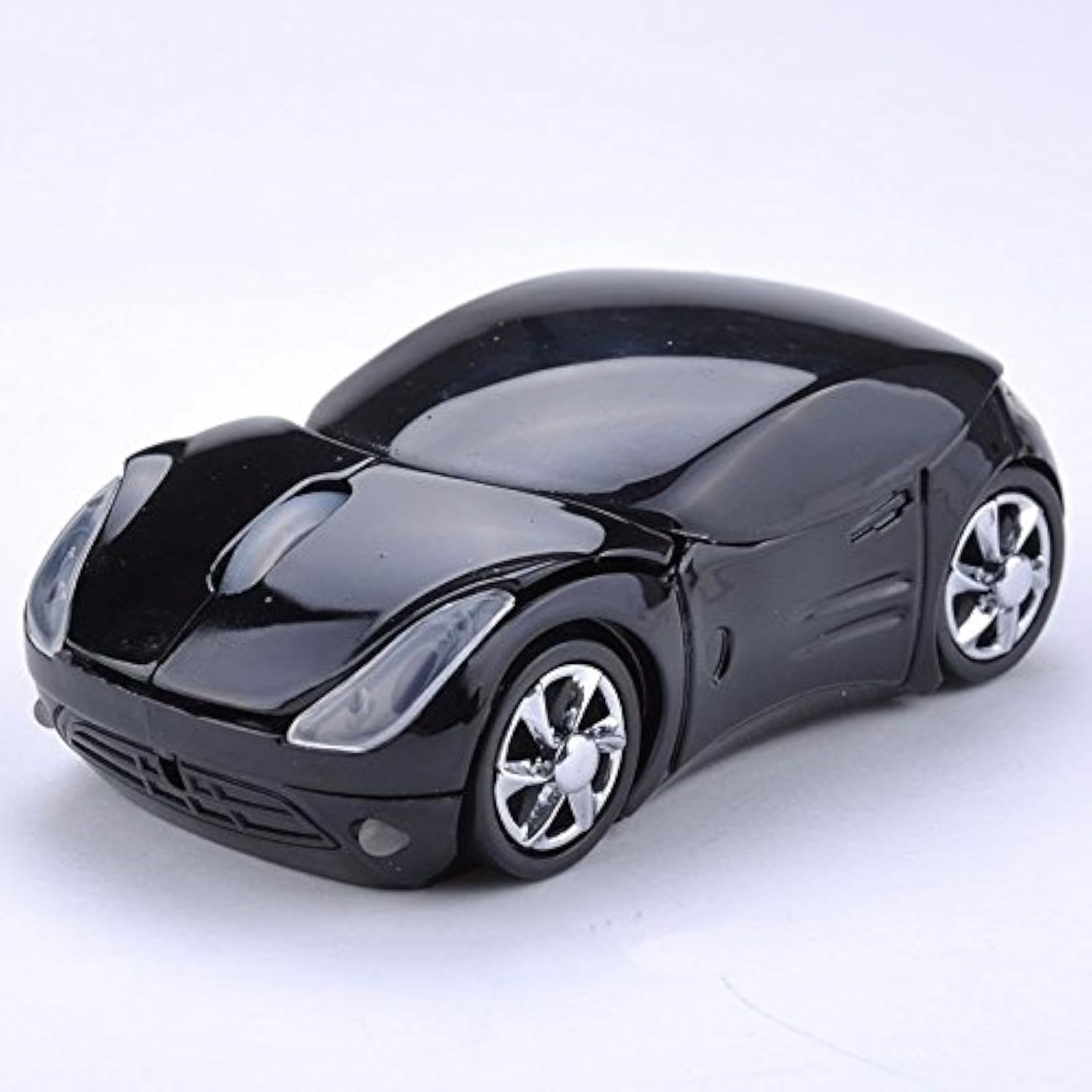 2.4G Wireless Racing Car Mouse - Ergonomic Optical USB Computer Mouse for Laptop PC Gaming & Office Work (Black) | Perfect for Gamers, Students & Professionals