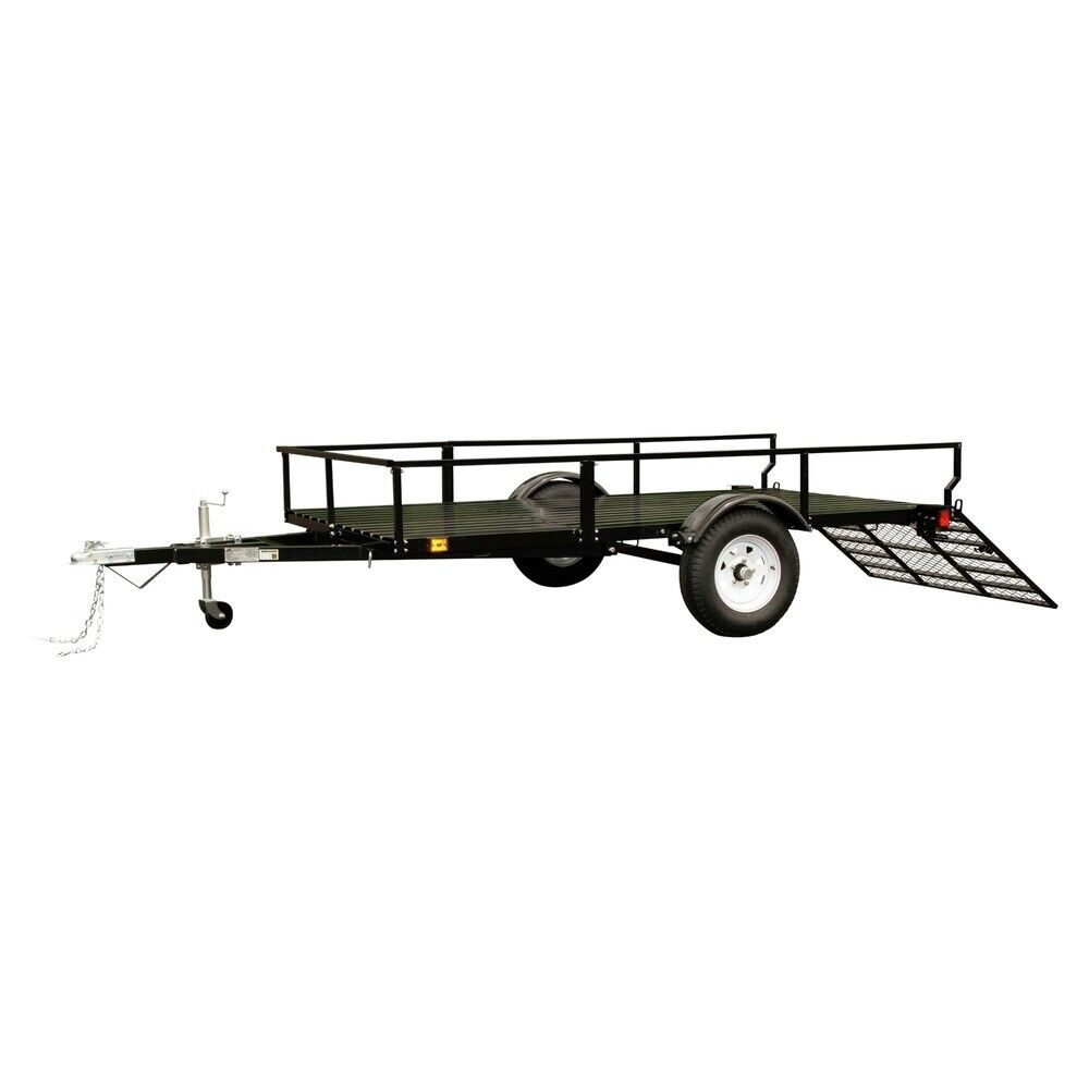 DK2 MMT6X10 6 ft. x 10 ft. Single Axle Utility Trailer Kit - 1950 lb Capacity Heavy Duty Drive-Up Gate for ATV, Motorcycles & Equipment Hauling - Perfect for Farm, Construction & Outdoor Adventures